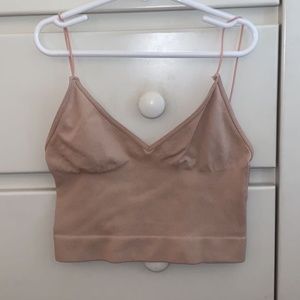 Free People nylon crop top